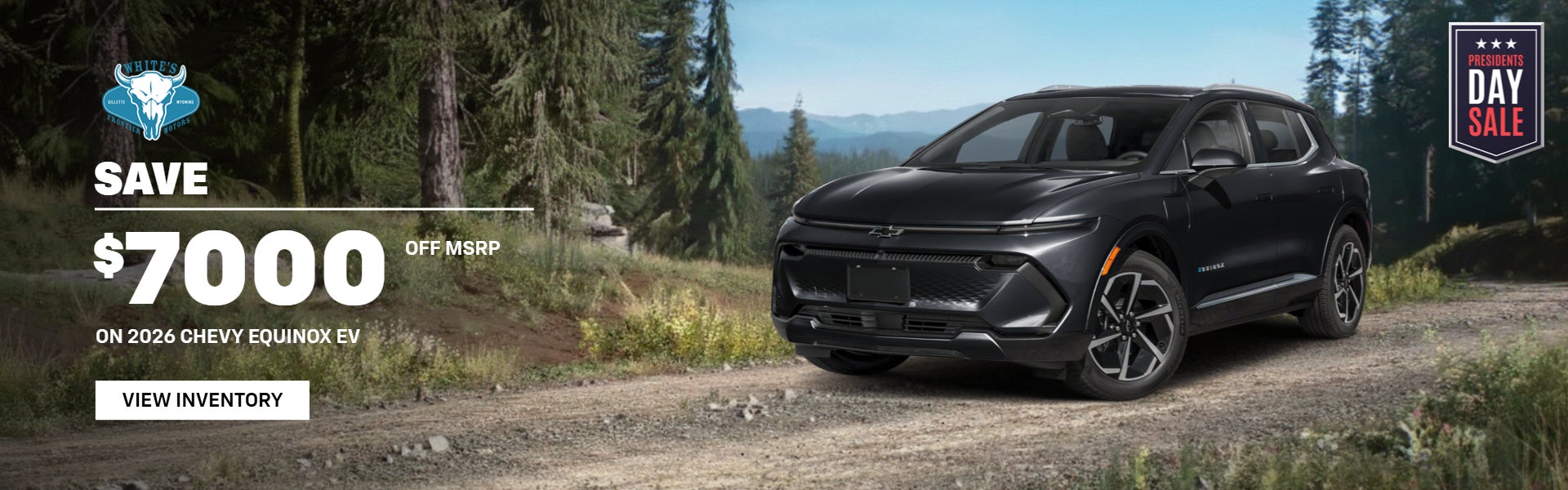 Save $7,000 off MSRP on 2026 Chevy Equinox EV