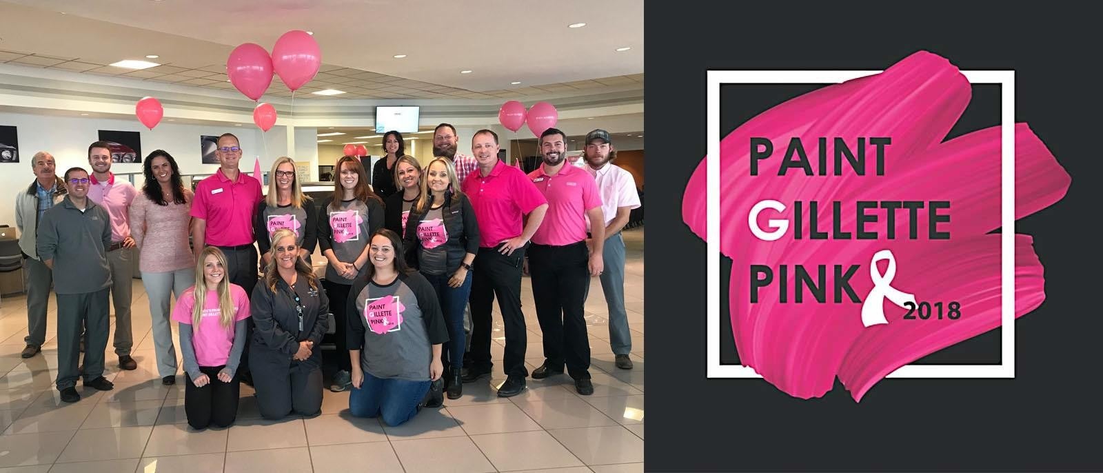 Paint Gillette Pink 2018 Team