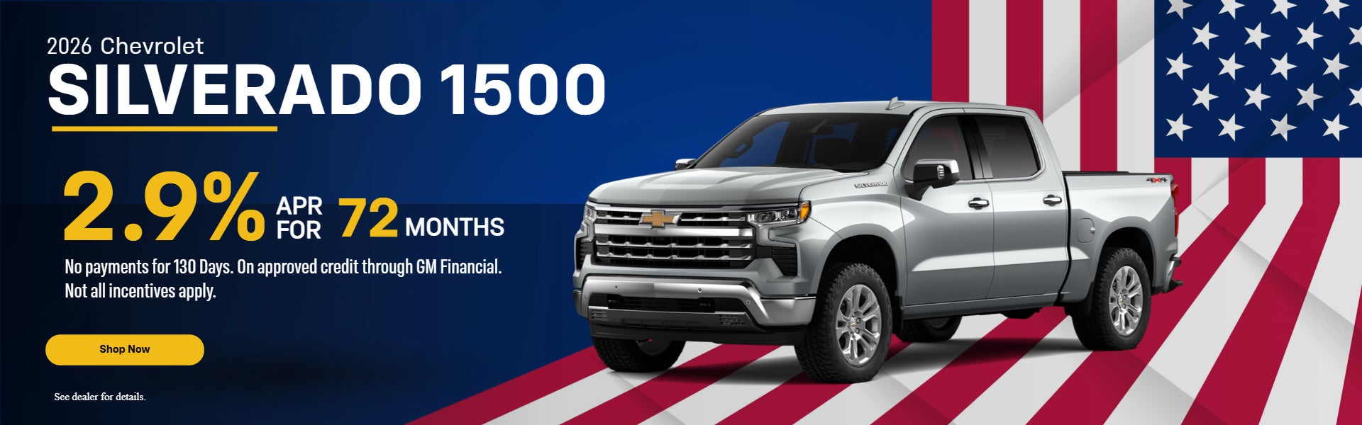 Silverado 1500 APR offer